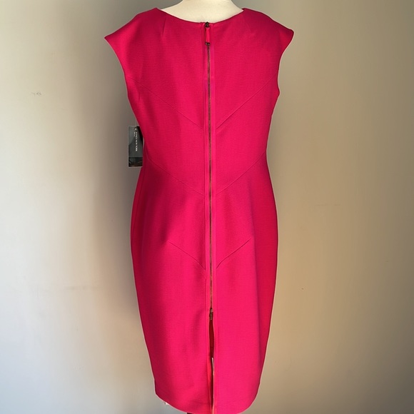 JONES NEW YORK MIDI ,BACK ZIPPER, SHEATH DRESS SIZE 12 - Picture 3 of 14
